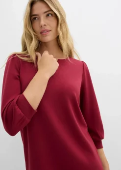 Discount Kleid aus fließendem Viskose-Mix Damen Kleider|Bekleidung·Pullover & Strickjacken