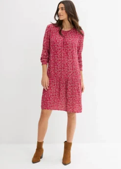 Damen bonprix Kleider|Nachhaltigere Materialien|Kleid aus fließender Viskose