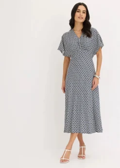 Damen bonprix Bekleidung·Pullover & Strickjacken|Kleider|Kleid aus fließender Viskose