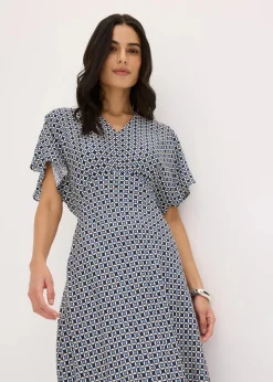 Damen bonprix Bekleidung·Pullover & Strickjacken|Kleider|Kleid aus fließender Viskose