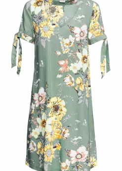 New Kleid aus fließender Viskose Damen Bekleidung·Pullover & Strickjacken|Kleider