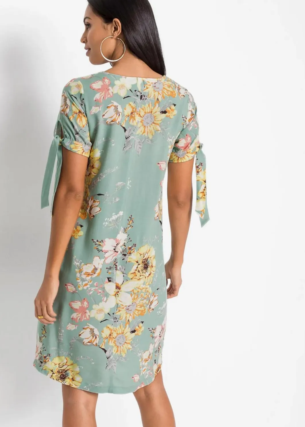 New Kleid aus fließender Viskose Damen Bekleidung·Pullover & Strickjacken|Kleider