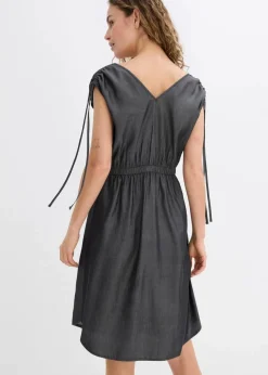 Damen bonprix Kleider|Bekleidung·Pullover & Strickjacken|Kleid aus glattem Lyocell