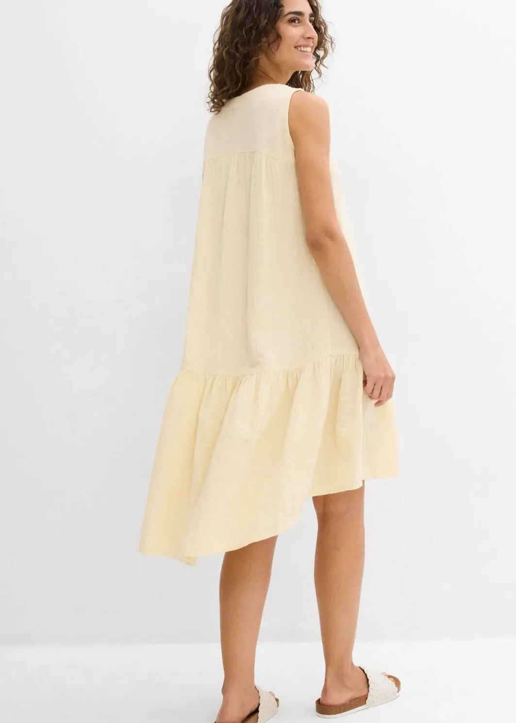 Sale Kleid aus luftigem Musselin Damen Kleider|Bekleidung·Pullover & Strickjacken