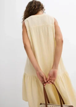 Sale Kleid aus luftigem Musselin Damen Kleider|Bekleidung·Pullover & Strickjacken