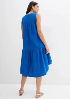 Outlet Kleid aus luftigem Musselin Damen Bekleidung·Pullover & Strickjacken|Kleider