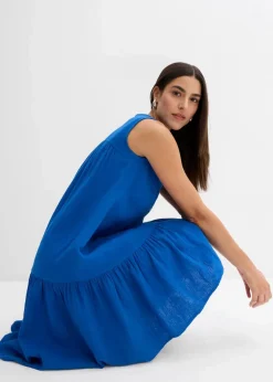 Outlet Kleid aus luftigem Musselin Damen Bekleidung·Pullover & Strickjacken|Kleider