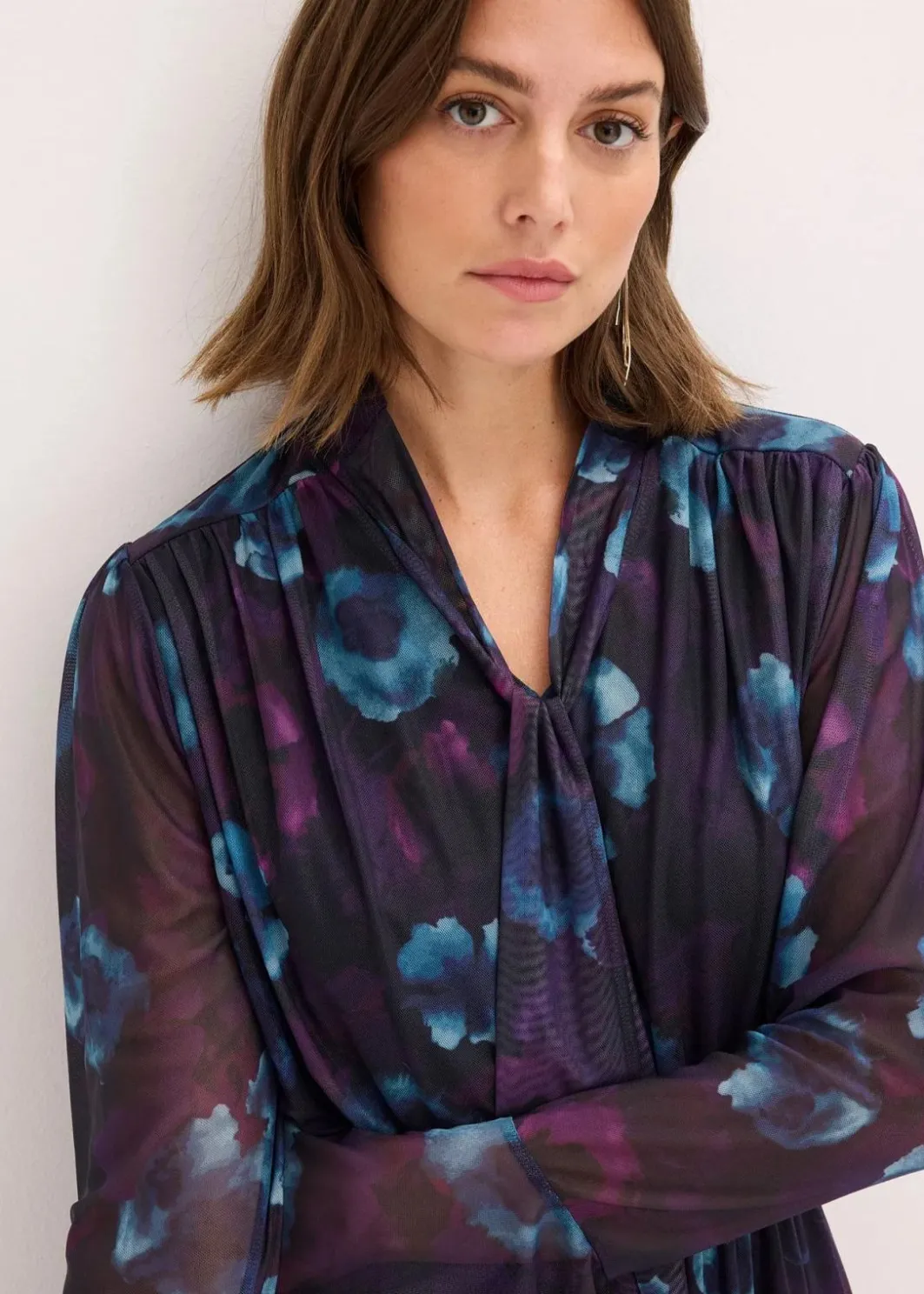 Damen bonprix Bekleidung·Pullover & Strickjacken|Kleider|Kleid aus softem Mesh