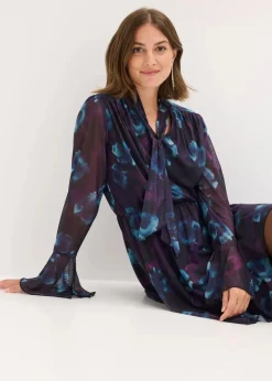 Damen bonprix Bekleidung·Pullover & Strickjacken|Kleider|Kleid aus softem Mesh