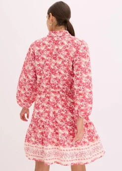 New Kleid im Leinen-Look Damen Kleider|Bekleidung·Pullover & Strickjacken