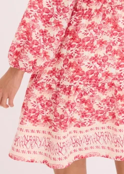 New Kleid im Leinen-Look Damen Kleider|Bekleidung·Pullover & Strickjacken