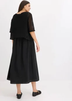 Clearance Kleid in 2 in 1 Optik Damen Kleider|Bekleidung·Pullover & Strickjacken