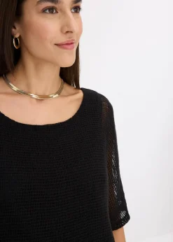 Clearance Kleid in 2 in 1 Optik Damen Kleider|Bekleidung·Pullover & Strickjacken