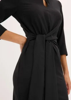 Discount Kleid mit Bindedetail Damen Bekleidung·Pullover & Strickjacken