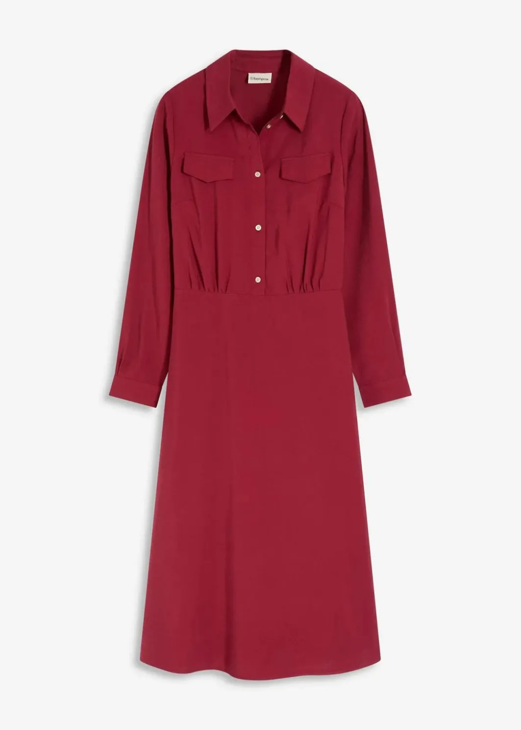 Hot Kleid mit Hemdkragen Damen Kleider|Bekleidung·Pullover & Strickjacken