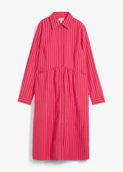 Best Kleid mit Hemdkragen aus reiner Baumwolle Damen Kleider|Bekleidung·Pullover & Strickjacken