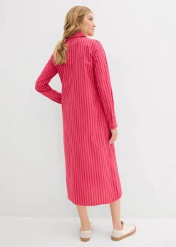 Best Kleid mit Hemdkragen aus reiner Baumwolle Damen Kleider|Bekleidung·Pullover & Strickjacken