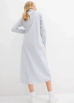 Discount Kleid mit Hemdkragen aus reiner Baumwolle Damen Bekleidung·Pullover & Strickjacken|Kleider