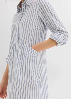 Discount Kleid mit Hemdkragen aus reiner Baumwolle Damen Bekleidung·Pullover & Strickjacken|Kleider