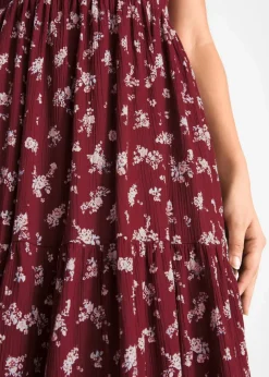 Damen bonprix Kleider|Bekleidung·Pullover & Strickjacken|Kleid mit kurzen Ärmeln