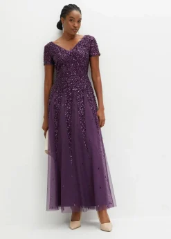 Kleid mit Pailletten Damen Kleider|Festliche Mode