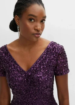 Kleid mit Pailletten Damen Kleider|Festliche Mode