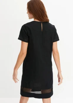 Damen bonprix Bekleidung·Pullover & Strickjacken|Kleider|Kleid mit Spitzeneinsatz