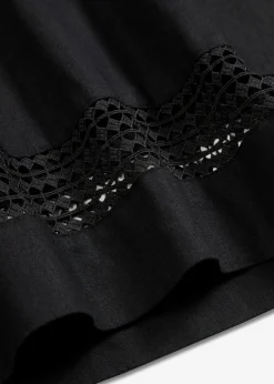 Damen bonprix Bekleidung·Pullover & Strickjacken|Kleider|Kleid mit Spitzeneinsatz