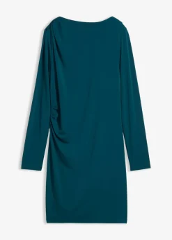 Damen bonprix Kleider|Bekleidung·Pullover & Strickjacken|Kleid mit U-Bootausschnitt