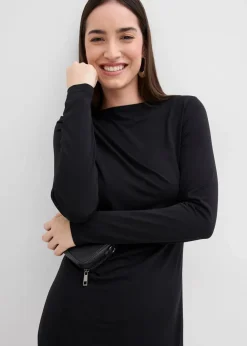 Hot Kleid mit U-Bootausschnitt Damen Bekleidung·Pullover & Strickjacken|Kleider