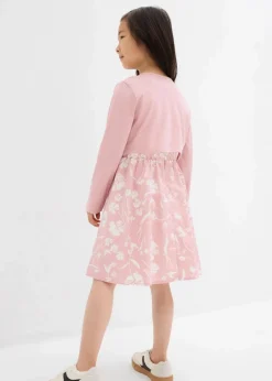 Kinder bonprix Mädchen 2-8 Jahre·Nachhaltigere Materialien|Mädchen 9-16 Jahre·Nachhaltigere Materialien|Kleid und Bolero aus reiner Baumwolle (2-tlg.Set)