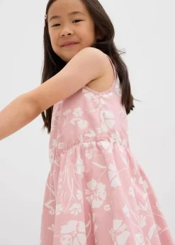 Kinder bonprix Mädchen 2-8 Jahre·Nachhaltigere Materialien|Mädchen 9-16 Jahre·Nachhaltigere Materialien|Kleid und Bolero aus reiner Baumwolle (2-tlg.Set)