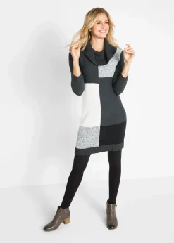 Damen bonprix Bekleidung·Umstandsmode|Bekleidung·Pullover & Strickjacken|Knieumspielendes Strickkleid