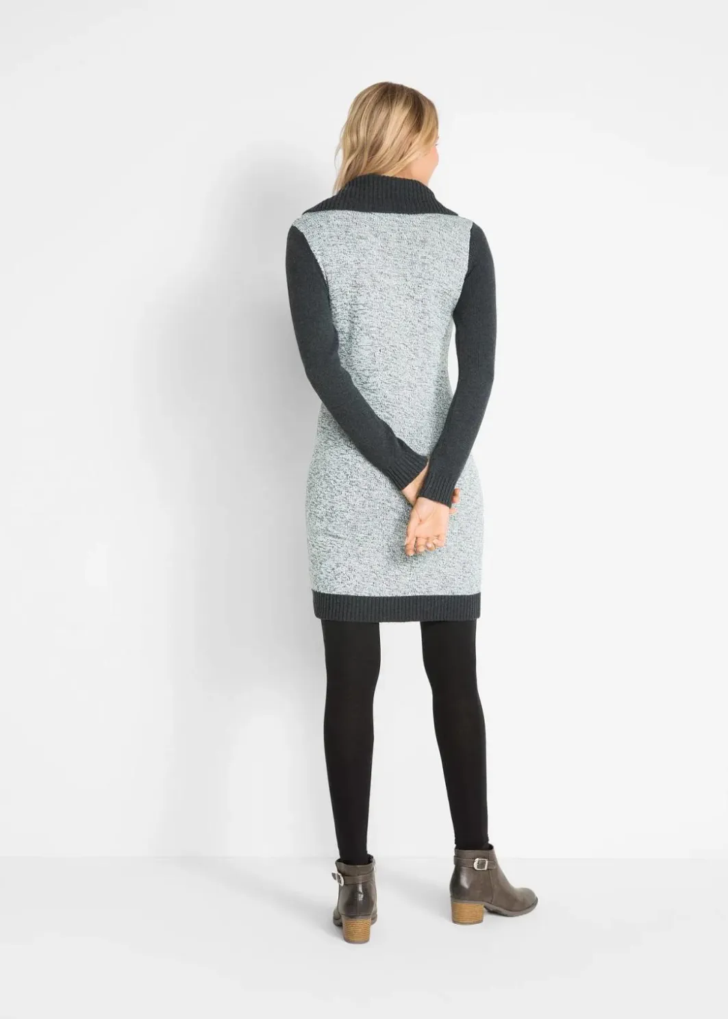 Damen bonprix Bekleidung·Umstandsmode|Bekleidung·Pullover & Strickjacken|Knieumspielendes Strickkleid