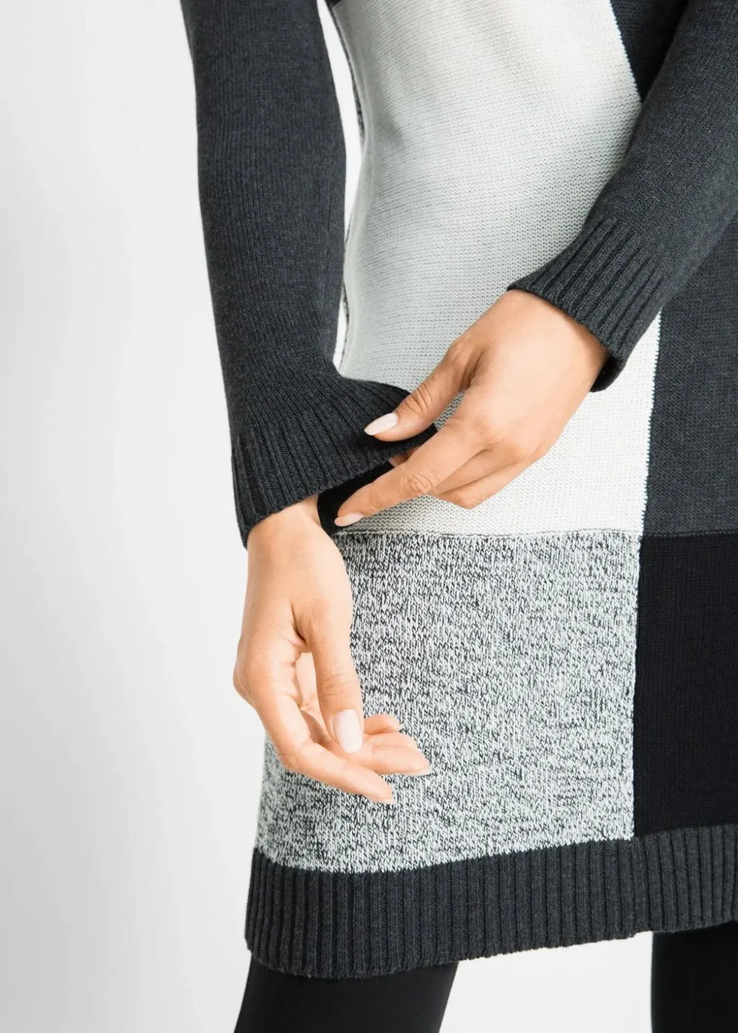 Damen bonprix Bekleidung·Umstandsmode|Bekleidung·Pullover & Strickjacken|Knieumspielendes Strickkleid