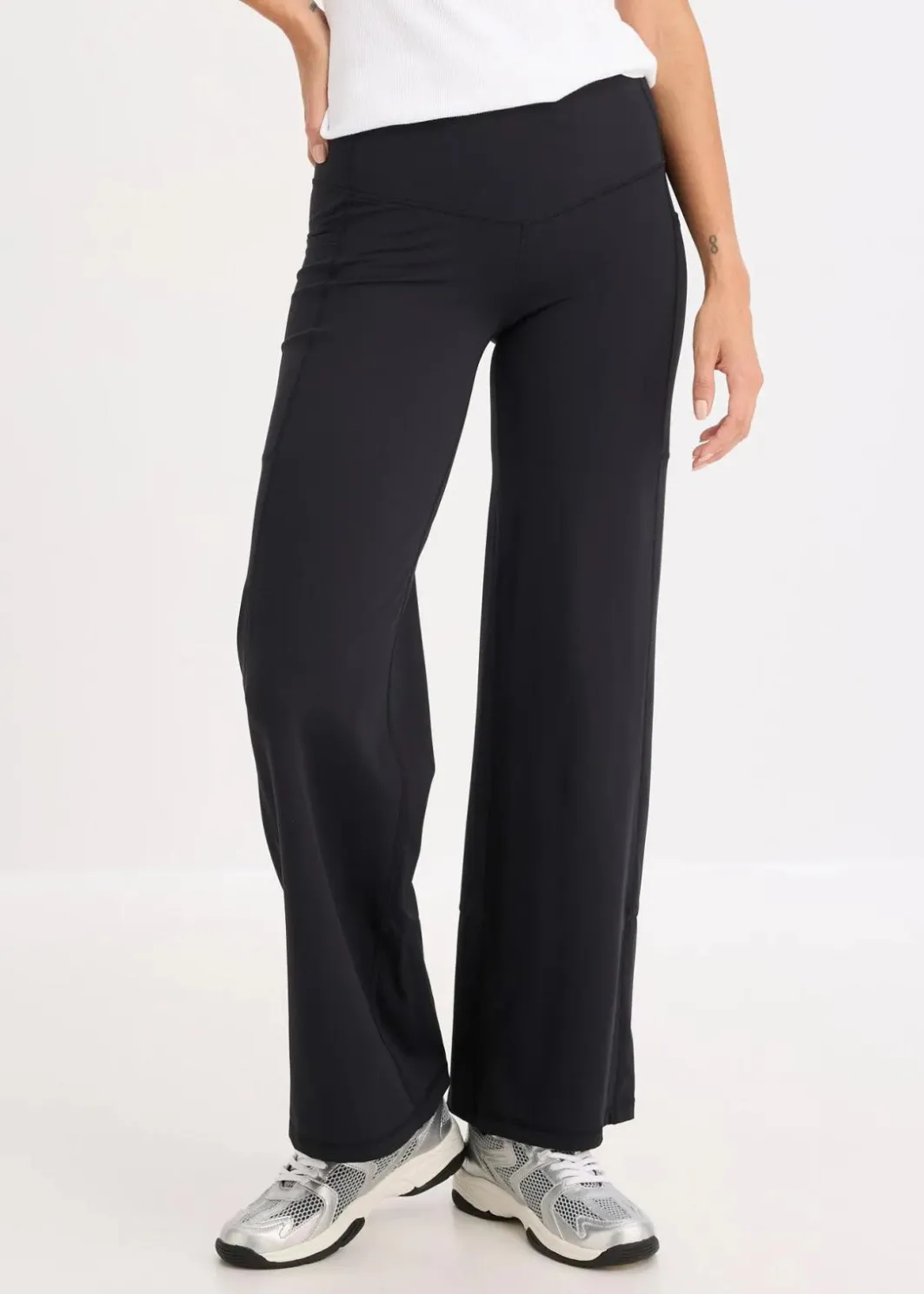 Damen bonprix Bekleidung·Sweat|Bekleidung·Kleider|Komfort- Sport-Hose mit verstellbarer Beinweite