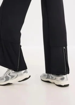 Damen bonprix Bekleidung·Sweat|Bekleidung·Kleider|Komfort- Sport-Hose mit verstellbarer Beinweite