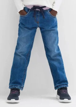 Kinder bonprix Mädchen 2-8 Jahre·Jacken & Outdoor|Mädchen 2-8 Jahre·Jeans & Hosen|Komfortable Thermojeans mit Fleecefutter