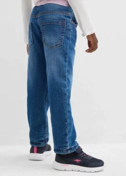 Kinder bonprix Mädchen 2-8 Jahre·Jacken & Outdoor|Mädchen 2-8 Jahre·Jeans & Hosen|Komfortable Thermojeans mit Fleecefutter