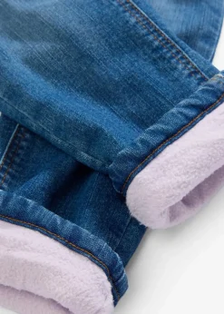 Kinder bonprix Mädchen 2-8 Jahre·Jacken & Outdoor|Mädchen 2-8 Jahre·Jeans & Hosen|Komfortable Thermojeans mit Fleecefutter