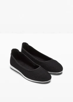 Damen bonprix Komfortschuhe|Sommerschuhe|Komfort-Ballerinas mit Stretch Fit