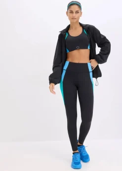 Clearance Komfort-Sport-Leggings in Kontrastfarben, schnelltrocknend Damen Bekleidung·Sweat|Bekleidung·Kleider