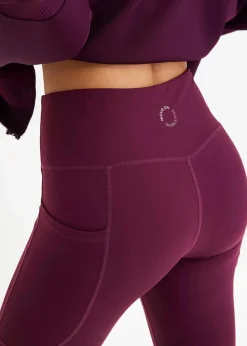 Damen bonprix Sportbekleidung|Bekleidung·Kleider|Komfort-Sport-Leggings mit Handytasche, schnelltrocknend