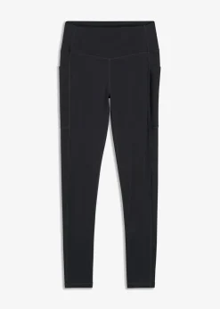 Outlet Komfort-Sport-Leggings mit Handytasche, schnelltrocknend Damen Sportbekleidung|Bekleidung·Kleider