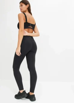 Outlet Komfort-Sport-Leggings mit Handytasche, schnelltrocknend Damen Sportbekleidung|Bekleidung·Kleider