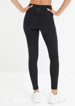 Online Komfort-Sport-Leggings mit transparentem Mesh und Handytasche Damen Bekleidung·Sweat|Bekleidung·Kleider