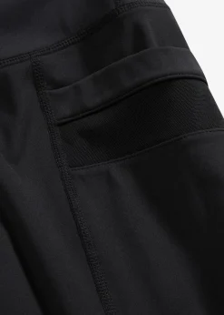 Online Komfort-Sport-Leggings mit transparentem Mesh und Handytasche Damen Bekleidung·Sweat|Bekleidung·Kleider