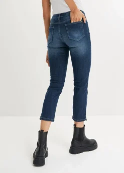 Hot Komfort-Stretch-7/8-Jeans mit Schlitz Damen Jeans|Bekleidung·Shirts & Tops