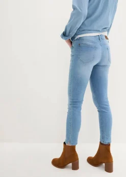 New Komfort-Stretch-7/8-Jeans mit Schlitz Damen Bekleidung·Shirts & Tops|Jeans