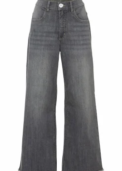 New 7/8-Komfort-Stretch-Jeans, Wide Fit Damen Jeans|Bekleidung·Shirts & Tops